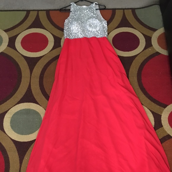 Dresses & Skirts - Red & silver prom Dresses & Skirts - Red & silver prom
